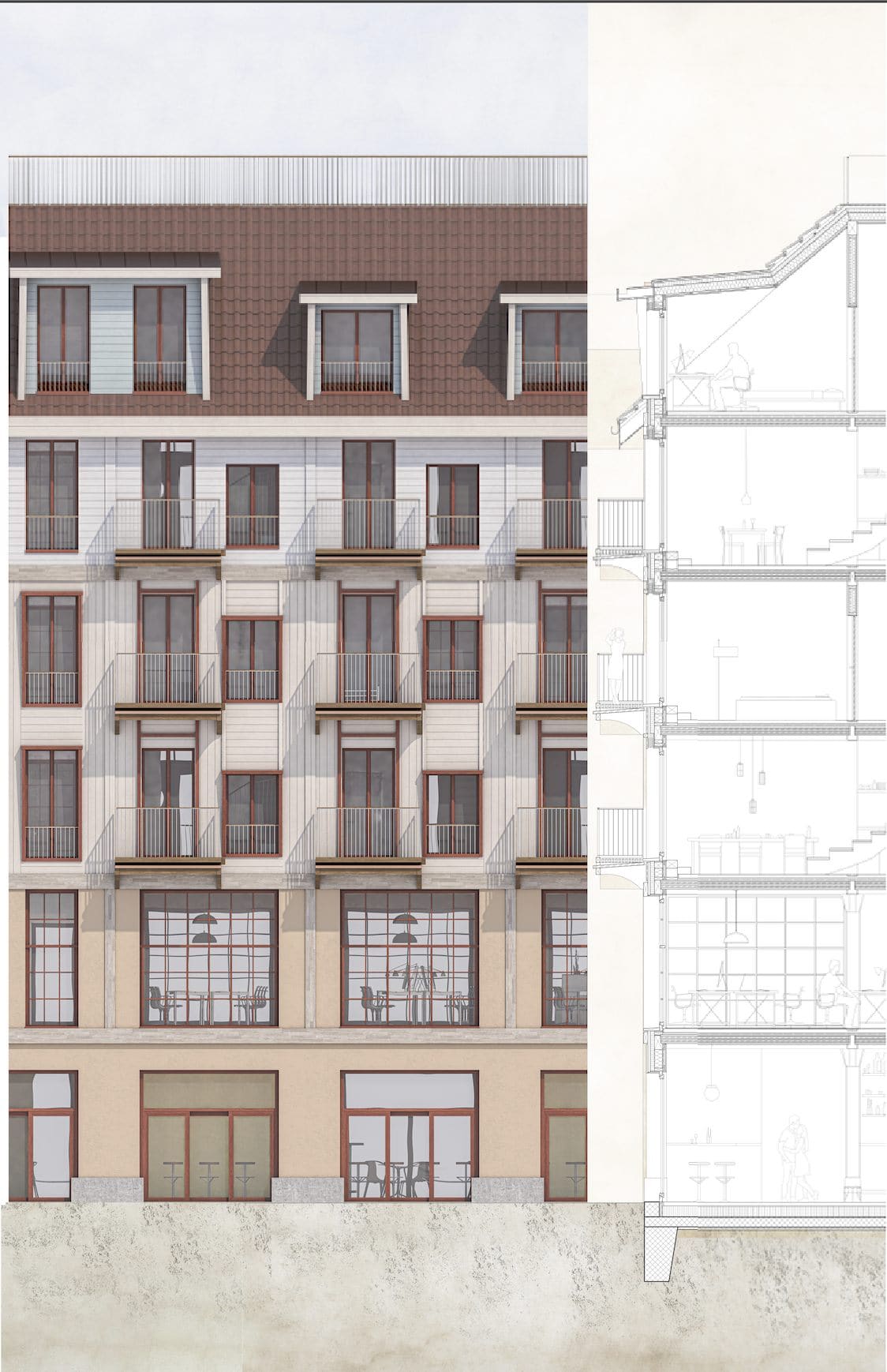 Timber construction project in Zurich