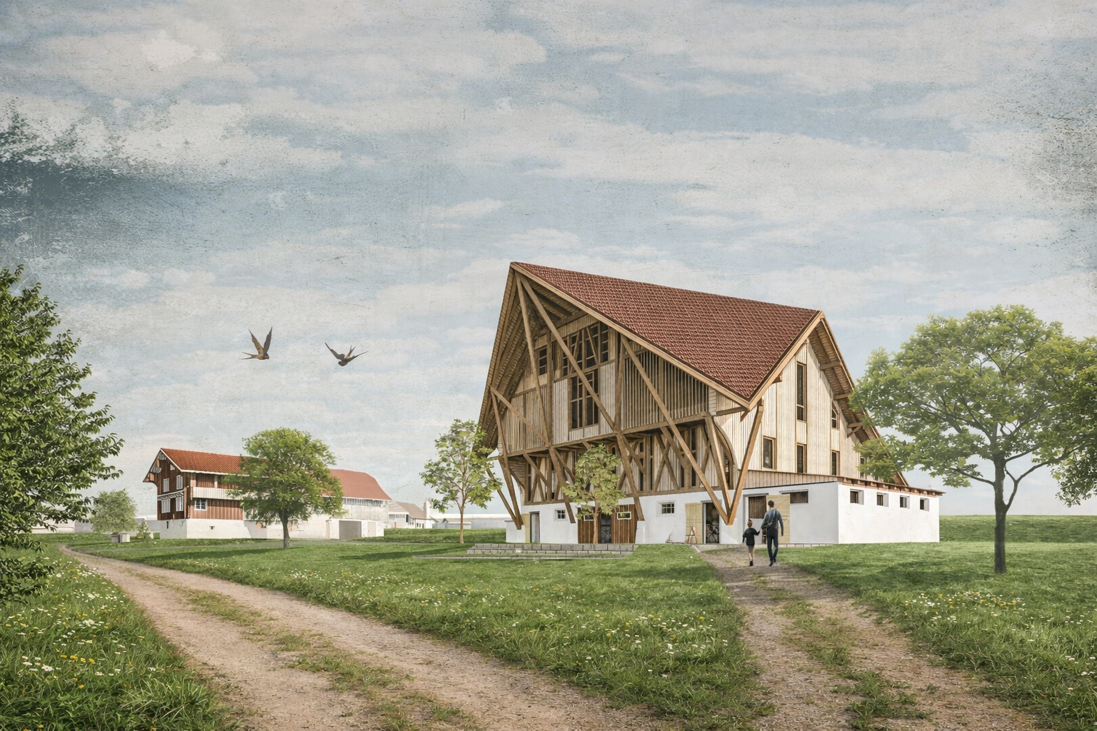 Wohnen in einer Scheune